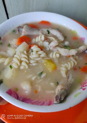 Foto resep Sup ubi ceker