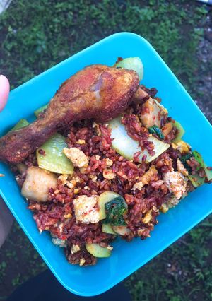 Foto resep 2. Nasi goreng merah