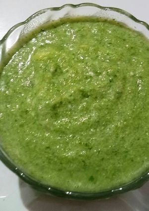 A picture of Muli ki chutney.