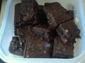 Una foto de Brownies para diabéticos