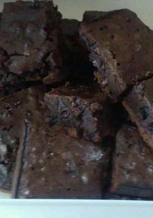 Una foto de Brownies para diabéticos
