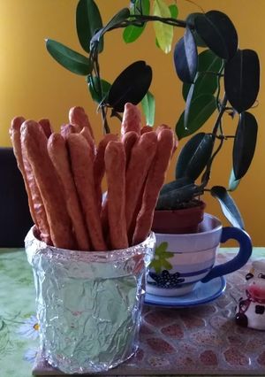 Bögrés házi sajtos ropi recept fotója