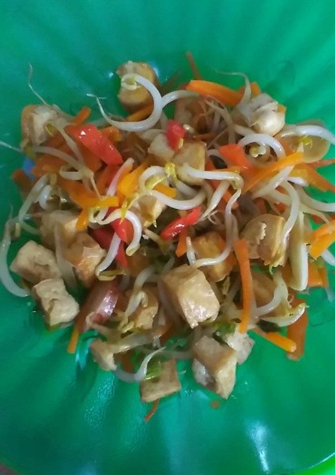 Foto resep Tumis toge tahu