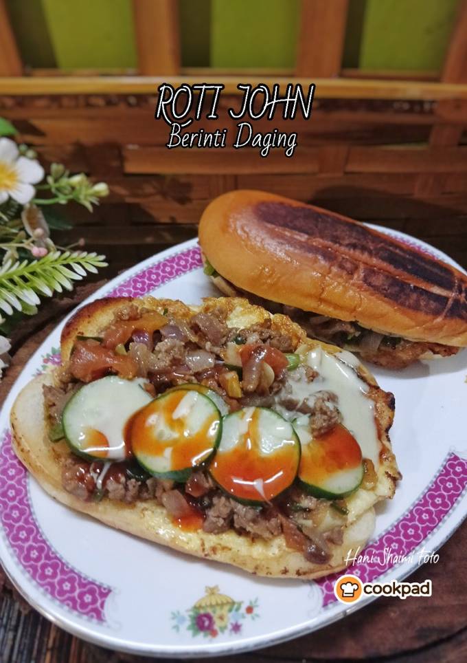 Resipi Roti john berinti daging oleh Hani Shaimi - Cookpad