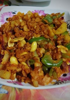 বাসি রুটি দ্বারা তৈরি পোহা রেসিপির প্রধান ছবি