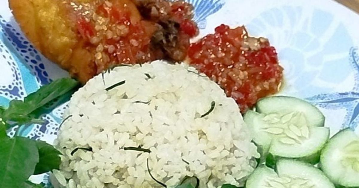 Nasi Daun Jeruk mudah dan nikmat
