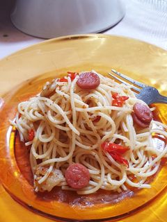 Foto resep Spagetti aglio olio sederhana