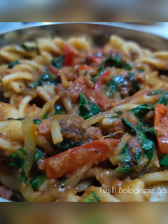 Foto resep Fusilli Bolognese Sauce