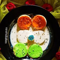 A picture of Tricolour Bread ki Rasmalai.