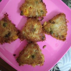 A picture of Rava upma cutlet.