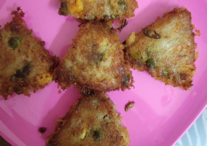 Rava upma cutlet