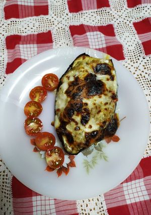 Una foto de Berenjenas rellenas