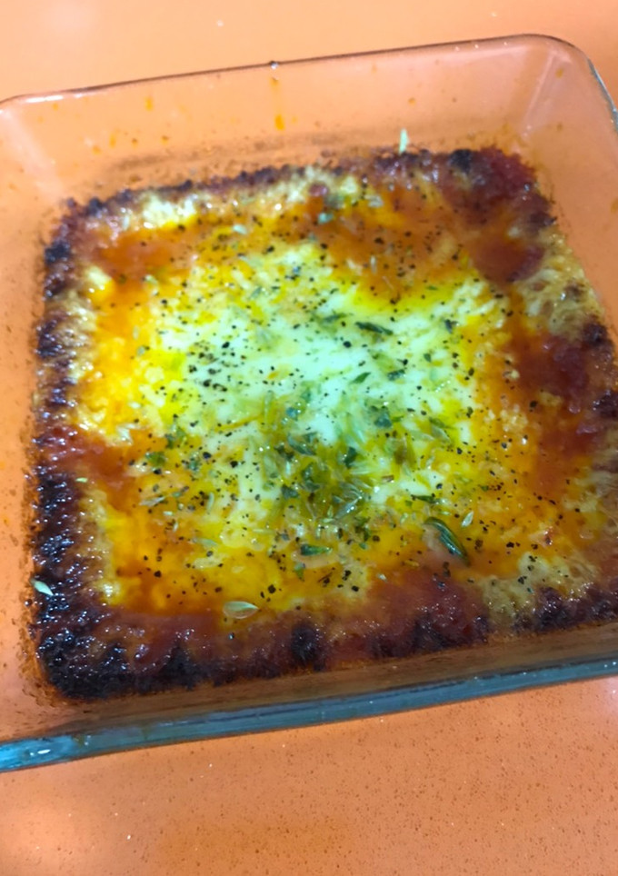 Una foto de Queso provolone en el micro
