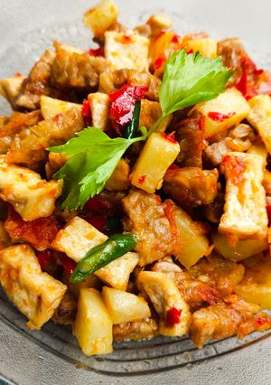Foto resep Sambal Tahu tempe kentang