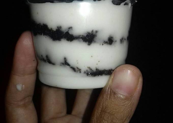 Puding oreo