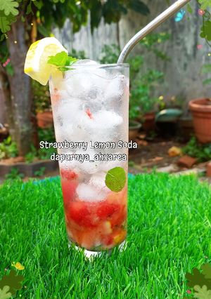 Foto resep Strawberry Lemon Soda