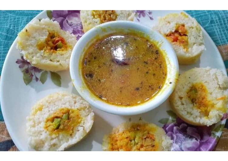 How to Prepare Delicious Vegatable stuffed idli