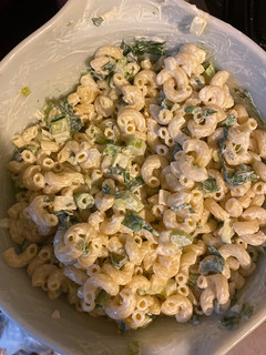 A picture of Macaroni salad 💚.