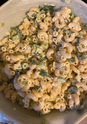 A picture of Macaroni salad 💚.