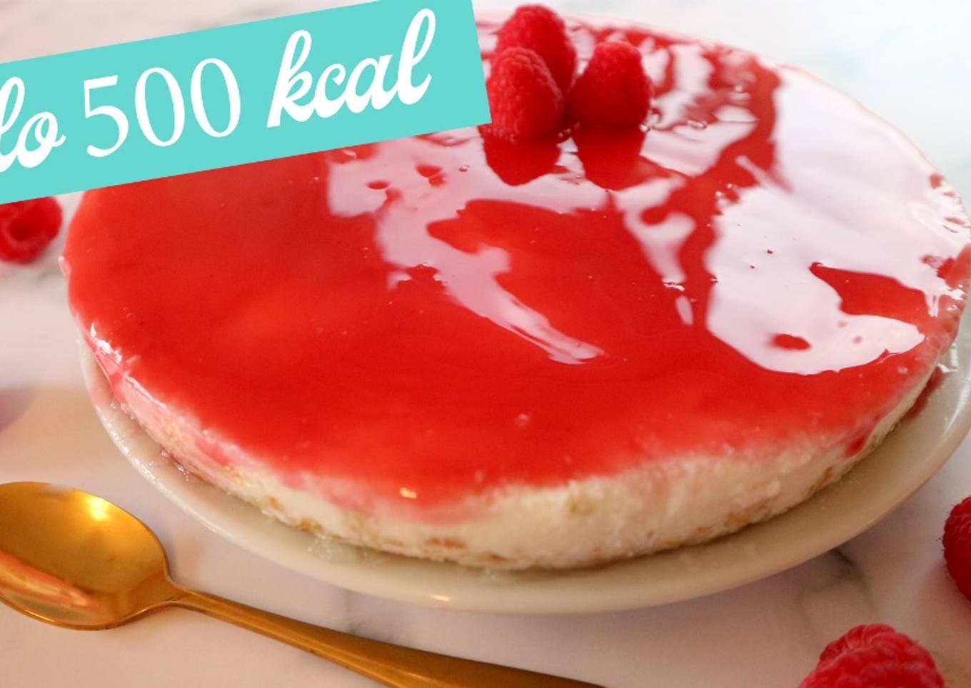 Cheesecake fit con solo 500 calorías