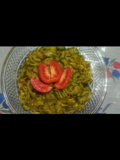 Foto resep Oseng pare pedas manis