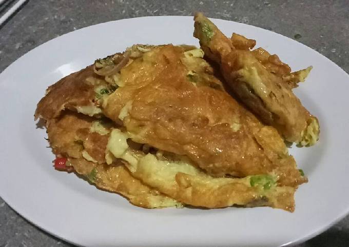 Resep Dadar telor khas urang padang😊😃😄 yang Bisa Manjain Lidah