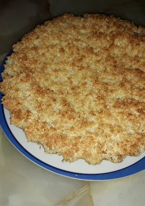 Una foto de Tarta de coco y dulce de leche