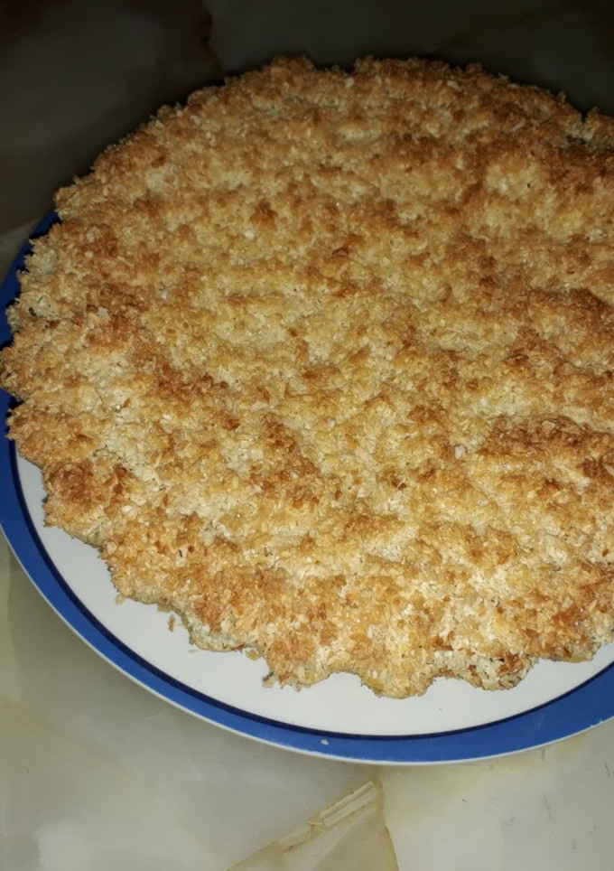 Una foto de Tarta de coco y dulce de leche