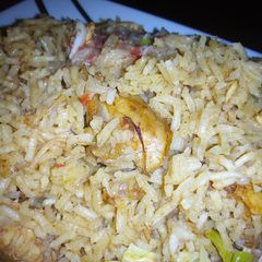A picture of Chicken pilau #AuthorMarathon.