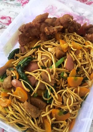Foto resep Mie goreng jawa pedas