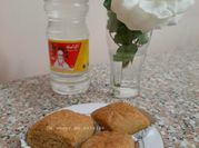 Une photo de amandes en poudre