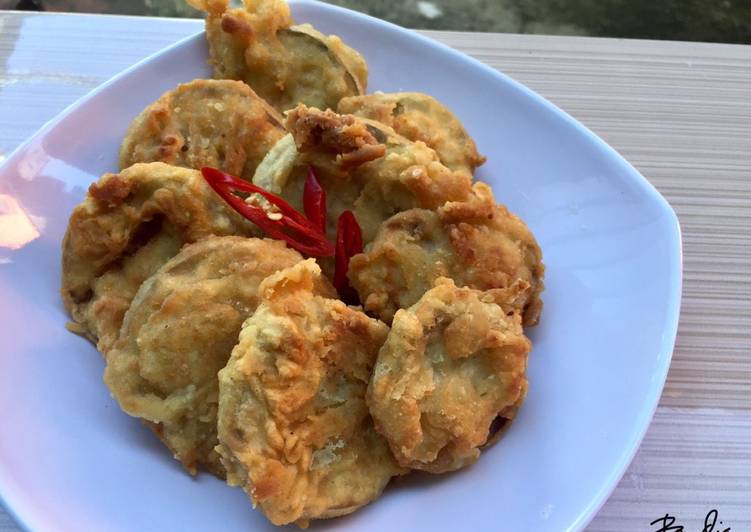 Terong crispy  (Kriuk anti gagal)