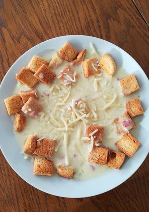 Fokhagyma krémleves recept fotója