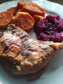 Narancsos - sült kacsacomb recept fotója