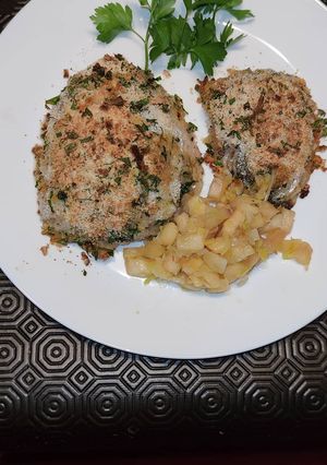 Una foto de Sardinas rellenas de puerro y manzana