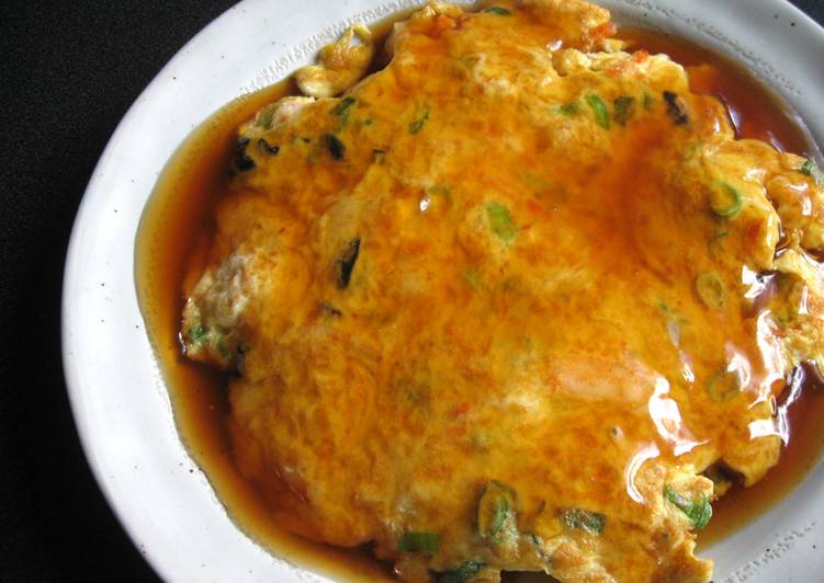 Recipe of Quick Omelette with Sweet &amp; Sour Sauce