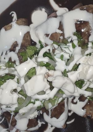 Una foto de Enfrijoladas fit. 🥗