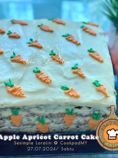 Gambar Apple Apricot Carrot Cake