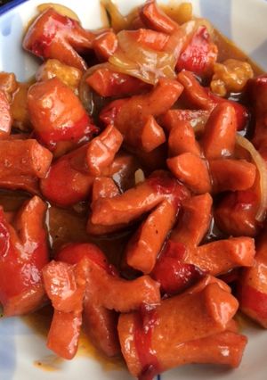 Foto resep Sosis Goreng Saus Barbeque
