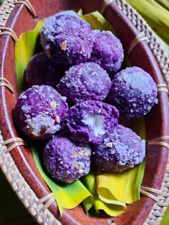 Cara Gampang Menyiapkan Resep Bola Ubi Ungu Coklat Putih yang Lezat Anti Ribet, Bisa Manjain Lidah