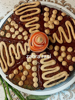 عکسی از دستور کوکو سبزی سوخاری