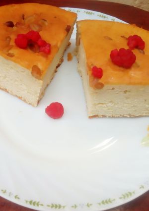 A picture of Lemon half kg naked cake #WheatflourRecipeContest.