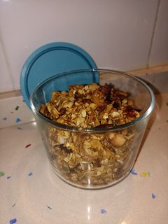 Una foto de Granola crujiente de fruta