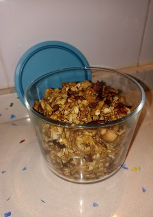 Una foto de Granola crujiente de fruta