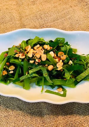 Hình của món Rau muống trộn.