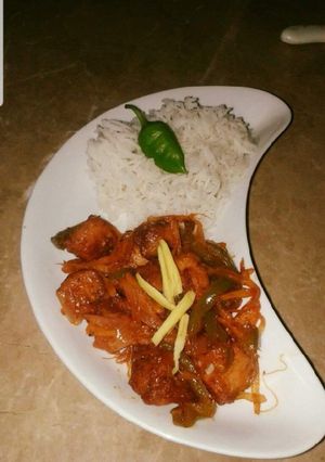 A picture of Chicken chilli.