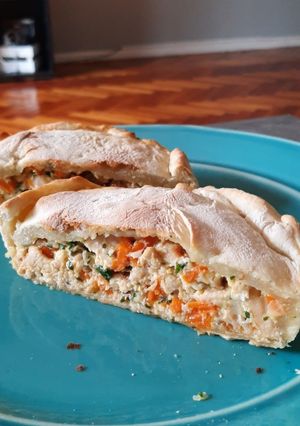 Una foto de Tarta individual de pollo