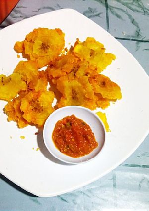 Foto resep Pisang geprek (pisang peppe) gurih kriukk. Dimakan tanpa sambal sudah nikmat