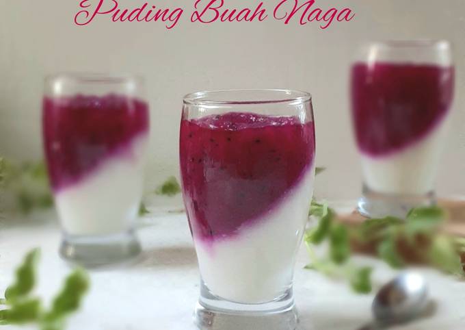 Puding Buah Naga