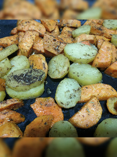 Una foto de Patatas y Batatas para guarnición